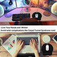 thumbnail image 2 of Gimars Upgrade Enlarge Superfine Fibre Soft Smooth Gel Ergonomic Mouse Pad Wrist Support and Keyboard Wrist Rest for Computer, Laptop, Mac, Gaming and Office, Durable, Comfortable and Pain Relief, 2 of 5