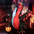 thumbnail image 5 of DeeKom 8' Halloween Inflatable Two-heads Dragon Decorations, Blow up Outdoor Decor Build-in LED Lights, 5 of 8