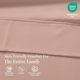 thumbnail image 5 of Casa Platino King Size Sheet Set – 450TC 100% Cotton Cooling Bed Sheets King, Hotel Luxury Finish, Silky Soft Comfort, Durable Daily Bedding, Machine Washable – Sepia Rose, 5 of 8