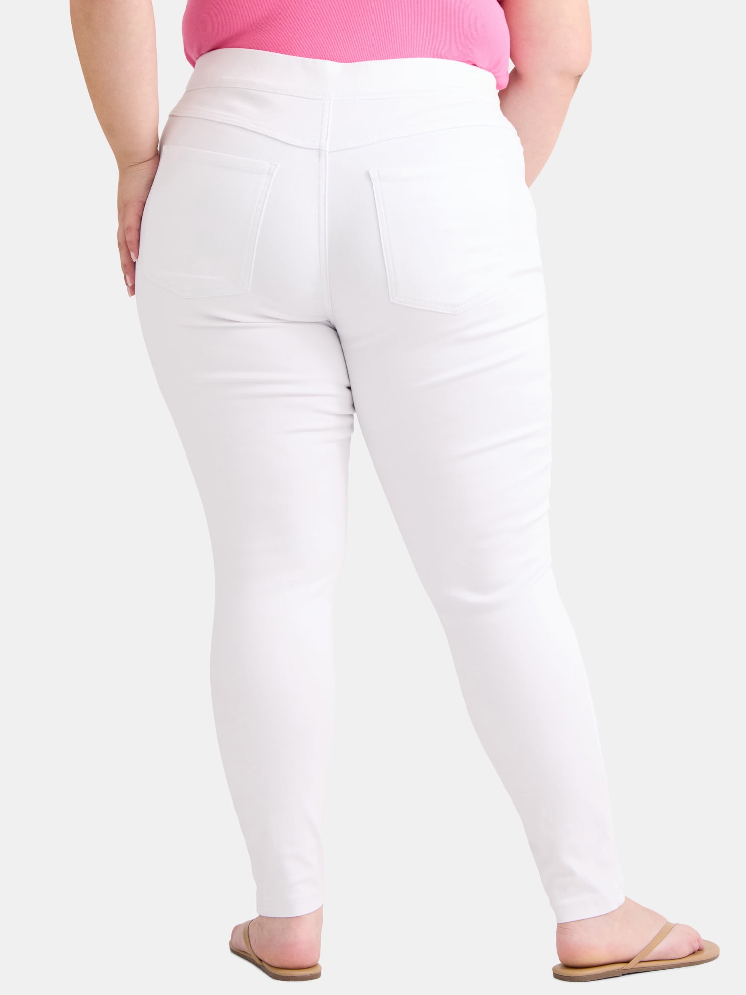 Terra & Sky Women's Plus Size High Rise Skinny Jeggings, Sizes 0X-5X
