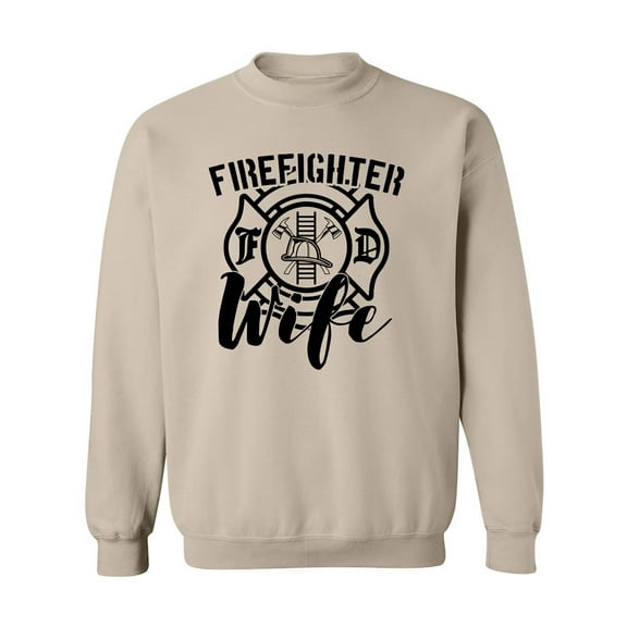 FIREFIGHTER WIFE Crewneck Sweatshirt