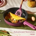 thumbnail image 3 of Carote Nonstick Cookware Set 17-Piece,Kitchen Pots and Pans Set,Stay-Cool Handles,Induction Compatible,Cookware Set for RV and Camping,Rose Pink, 3 of 8