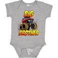 thumbnail image 3 of Inktastic Big Brother Monster Truck Boys Baby Bodysuit, 3 of 5