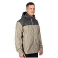 thumbnail image 2 of Columbia Mens Glennaker Lake Rain Jacket Tusk/Grill 2X Tall, 2 of 6