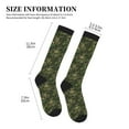 thumbnail image 2 of Lsque Green Camouflage Skull Pattern Sport Compression Socks for Men & Women 15-20 mmHg Knee High Nurse Pregnant Running Medical and Travel Athletic, 2 of 6