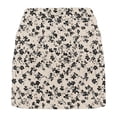 thumbnail image 4 of Mifsaly Athletic Skirts for Women Floral Print Golf Tennis Skirt with Liner Soft Comfortable Outdoor Workout Daily Wear Sporty Skorts Khaki,L, 4 of 4