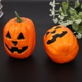 thumbnail image 4 of Inteprter Adorno de calabaza de Halloween Festival Fiesta de vacaciones Sala de estar Ventana Puerta Patio Árboles Jardín Porche Estante Kits de decoración para fiestas, 4 of 6