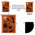thumbnail image 4 of ViciArt Halloween Pumpkin Cat Garden Flag – 28”x40” Orange Fall Outdoor Yard Decoration, 4 of 4