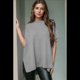thumbnail image 5 of Suéter Holgado de Corta con Hombros Caídos para Mujer, Gris , Talla M, 5 of 9