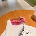 thumbnail image 6 of Magnetic Case for iPhone 16, Compatible with MagSafe Charging Soft TPU Bumper Slim Shockproof Protective Cute PC Back Cover for iPhone 16, Diamond Metal Camera Frame, Pink, 6 of 6