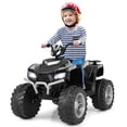 thumbnail image 1 of Costway 24V Kids Ride-On Electric ATV 4-Wheeler Quad Car with Wireless Connection Black, 1 of 10