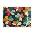 thumbnail image 5 of Yayeee Area Rugs for Living Room 6.7'x4.8' Indoor Non Slip Washable Bedroom Carpet, Green Clover Pattern, 5 of 5
