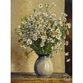 thumbnail image 2 of Ziman, Peter 12x14 Black Ornate Wood Framed with Double Matting Museum Art Print Titled - Field Flowers in Vase III, 2 of 4