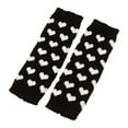 thumbnail image 4 of lnmuld Cute Leg Warmers Knitted Lolita Leg Warmers Fashionable Heart Pattern Design Cozy Foot Sleeves for Casual Wear and Dance Size:One Size, 4 of 5