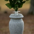 thumbnail image 3 of Sympathy Silks Artificial Cemetery Flowers Beauty Rose and White Alstroemeria Bouquet, 3 of 6