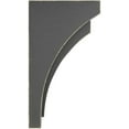 thumbnail image 2 of Ekena Millwork 5"W x 6 3/4"D x 12"H Large Felix Wood Vintage Decor Corbel, Black, 2 of 6
