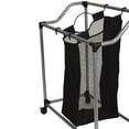 thumbnail image 5 of Household Essentials Triple Laundry Sorter with Wheels, Tapered Metal Frame, Removable Polyester Bags, Ventilated, Smooth Rolling Casters, Great for Sorting Laundry, 5 of 9