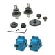 thumbnail image 5 of Piezas de mejora de control remoto, piezas de repuesto, engranaje de reducción de 44T, reemplazo de engranaje de Motor de 19T para modificación 144001 Azul Hugo Diferencial de coche RC, 5 of 7