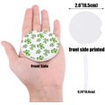thumbnail image 2 of FMSHPON St. Patricks Day Watercolor Shamrock Pattern Set of 2 Car Coaster for Drinks, Absorbent Ceramic Stone Coasters Cup Mat with Cork Base for Home Kitchen Room Coffee Table Bar Decor, 2 of 5