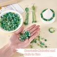 thumbnail image 3 of 1 Pack Assorted Glass Beads for Jewelry Making Adults Glass Beads Bulk Including 8mm Beads for DIY Jewelry Bracelet Neckalce Phone Lynard Making Crafts Accessorie (Light Green) diy, 3 of 9