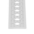thumbnail image 3 of Placa de rejilla de aluminio ANGGREK 3123-0048-0240 1x9 agujeros, 3 of 8