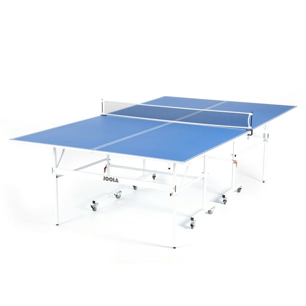 JOOLA Quadri Indoor Table Tennis Table with Ping Pong Net and Post Set