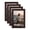 Brown-4x6, variant on 4x6 Picture Frame Brown Set Of 4  Wooden Photo Frames With Plexiglass For Without Mat Table And Wall Display
