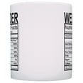 thumbnail image 3 of ThisWear Welding Gifts Welder Nutritional Facts Label Gag Gift 11 ounce 2 Pack Coffee Mugs, 3 of 4