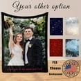 thumbnail image 4 of Personalized Fleece Throw Pictures Blanket for Family Friends Pets Custom Blankets with 1-9 Photo Collages for Mother's Father's Day Christmas Birthday as Souvenirs and Unique Gifts(30*40 in), 4 of 6