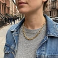 thumbnail image 5 of Pompeii 14k Yellow Gold Women's 24" Chain Necklace 34 Grams 8mm Thick (,), 5 of 5
