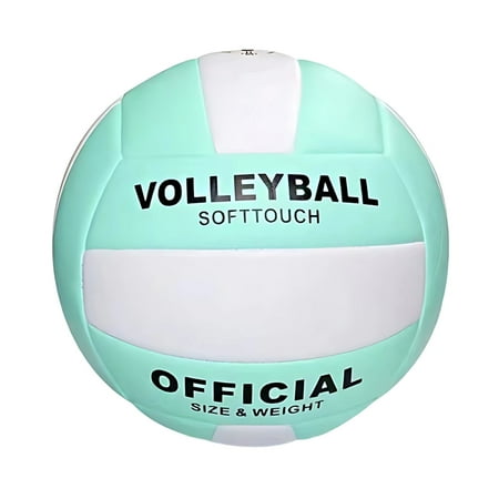 Super Soft Volleyball | Official Size 5 Indoor Outdoor Beach Volleyball | Waterproof Durable PVC | Training & Recreational Ball | Beginners Friendly | 1-Pack | For Gym Sand Beach Court Play