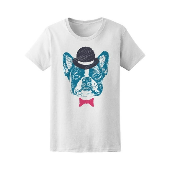 French Bulldog Handdrawing Tee Women's -Image by Shutterstock