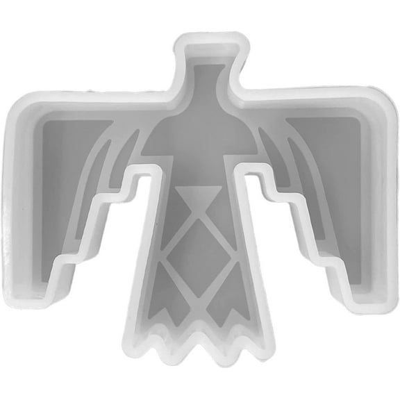 Aztec Hawk Silicone Mold  Size 5" Wide x 4" Long x 1" Deep  Hawk Mold  Aztec Hawk Design for Freshie, Soap, Resin, Candles