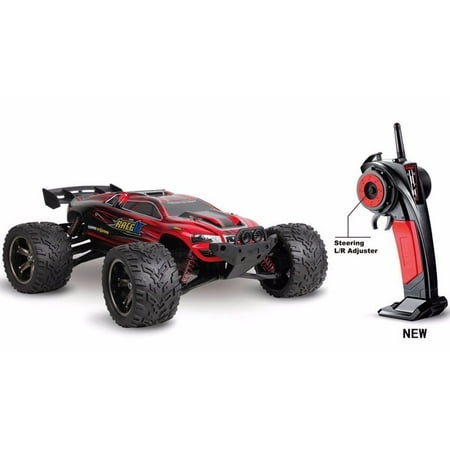 Rtr 2wd Stadium Truck - 1/12 Scale 2.4Ghz Radio Remote Control 2WD Off Road Racing Truck Truggy 38+Kmh R/C RTR (Red)