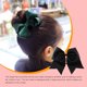thumbnail image 3 of Qarigey Banda para el cabello grande Nudo de lazo Adornos de goma elástica gruesa Coleta Titular Bobbles Scrunchies para mujeres niñas Multi Color Type3 NO3 Qarigey AP010351-03, 3 of 6