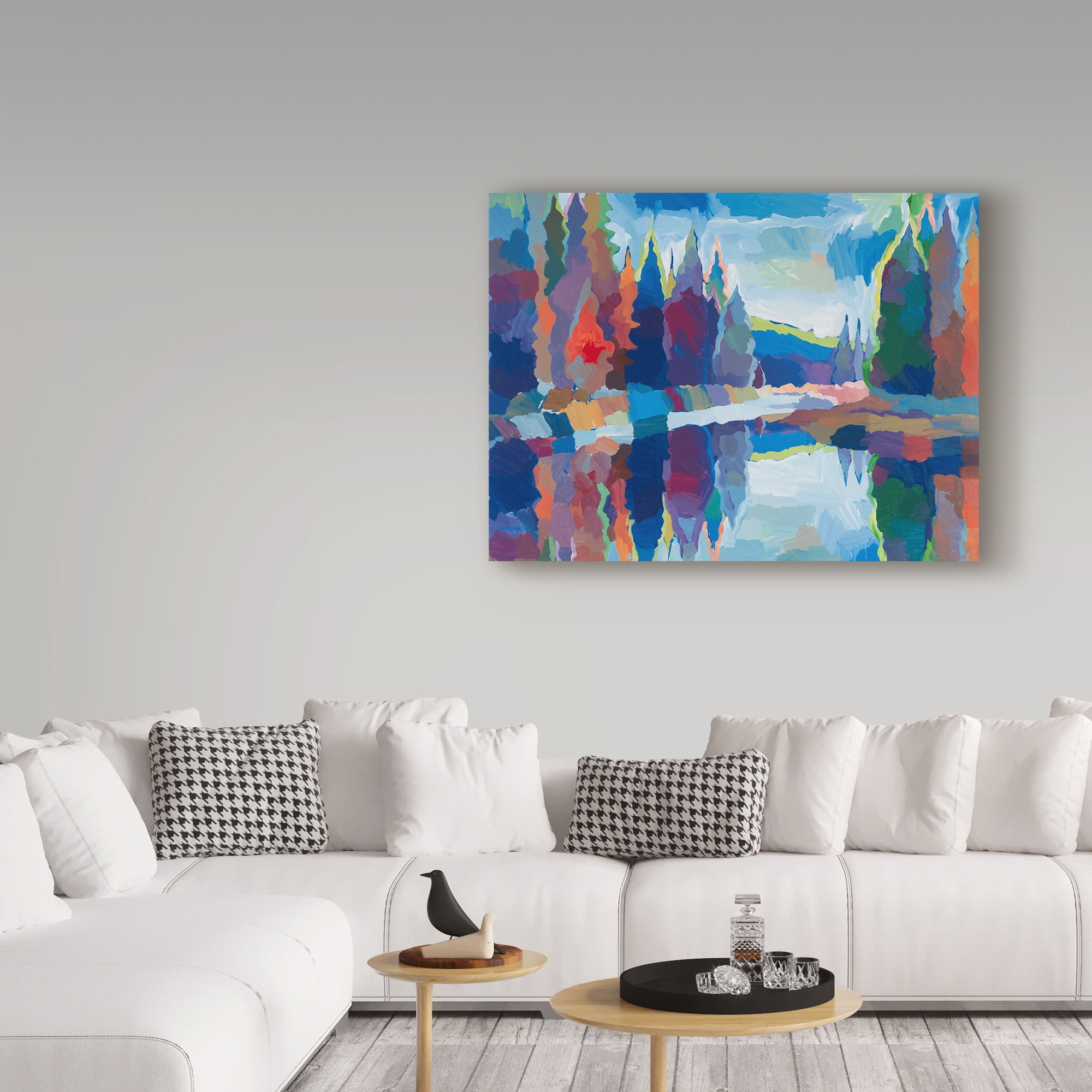Trademark Fine Art 'Gateway To Paradise Trees' Canvas Art by Hooshang Khorasani