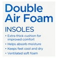 thumbnail image 3 of Equate Double Air Foam Insoles for Improved Comfort and Ventilation, One Size, 1 Pair (Adult - Unisex), 3 of 7