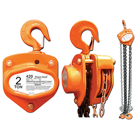 Complete Power Hoist - American Gage 2 Ton Chain Hoist
