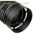 thumbnail image 2 of Fotasy 52mm Metal Vented Hood, 52 mm Hood, for Nikon Nikkor Sony Canon Pentax lens + Front Snap on Cap, 2 of 4