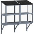 thumbnail image 1 of PawHut Catio Outdoor Cat Enclosure Window Box 51.2"L, Grey, 1 of 10