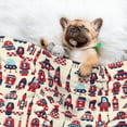 thumbnail image 3 of Yiaed Rocket Pattern Print Dog Blankets-Cat Blanket Washable for Couch Protection,Puppy Blanket, Soft Plush Reversible Throw Furniture Protector-Large, 3 of 8