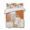 Orange Gray White, variant on Quilts Queen Size, Burnt Orange Soft Comforter Bedding Set for Bed, Modern Geometric Grey Oil Painting Abstract Lightweight Quilted Bedspread with Pillow Cover(2 Pieces) for All Season, 90x96 Inch