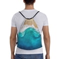 thumbnail image 2 of Bingfone Beach Drawstrings Backpacks Bags For Men Women Gym Drawstrings Bag, 2 of 9