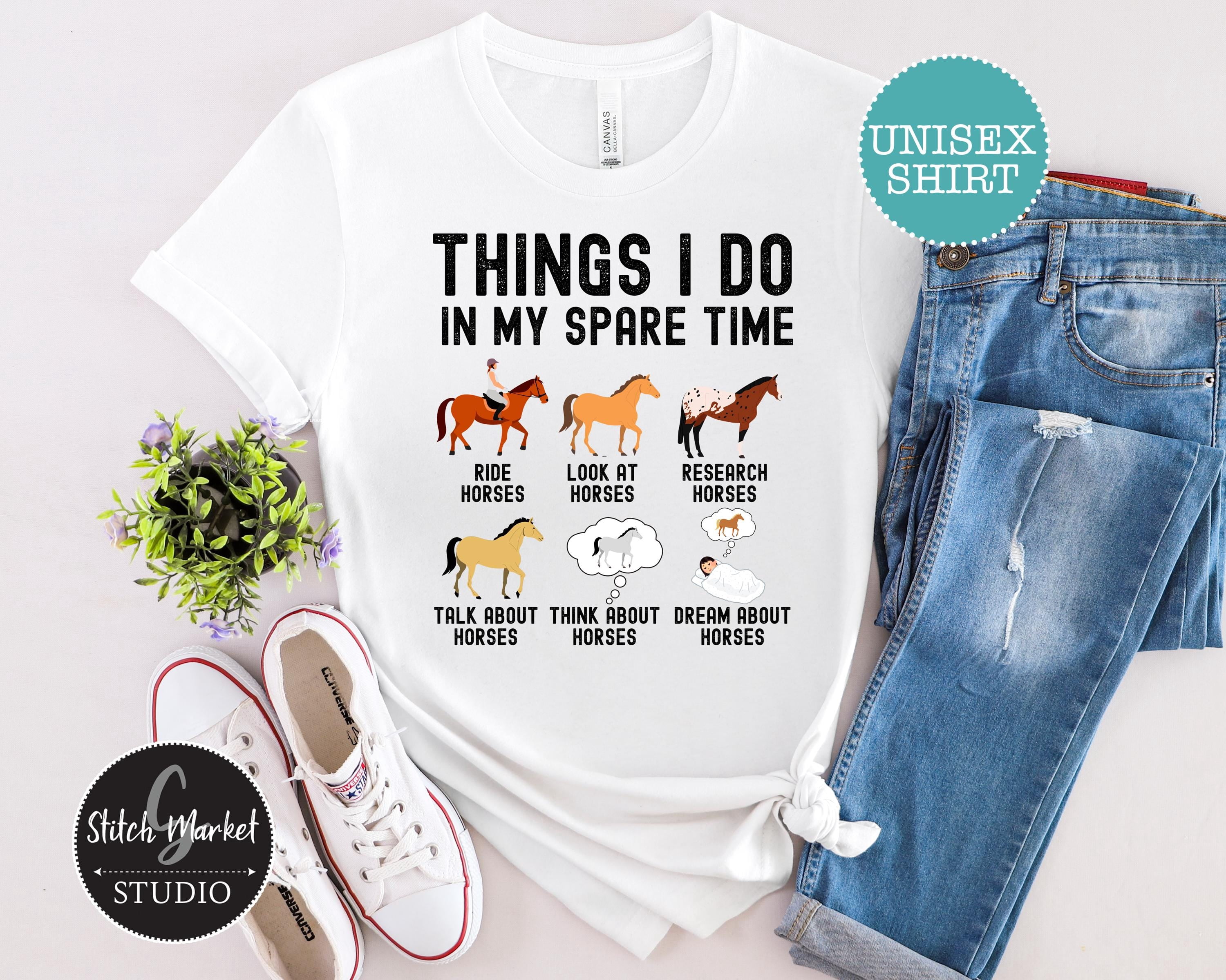 Horse Equestrian t-shirt, Girls Women Horse Rider t shirt, Equestrian Mom, Horse Riding Statement tshirt, Trainer Gift