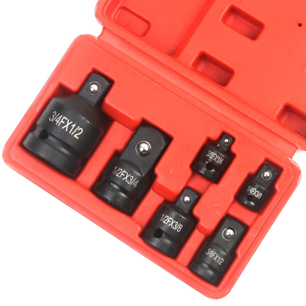 YongCo 1/2inch To 3/8 3/8 To 1/4 3/4 To 1/2inch Socket Convertor Adapter Reducers Set Impacts Socket Adapter for Car Bicycles G