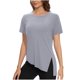 thumbnail image 1 of Camiseta de Manga Corta de las Mujeres, Camiseta de Cuello Redondo para Todas las Estaciones de Uso Diario, 1 of 7
