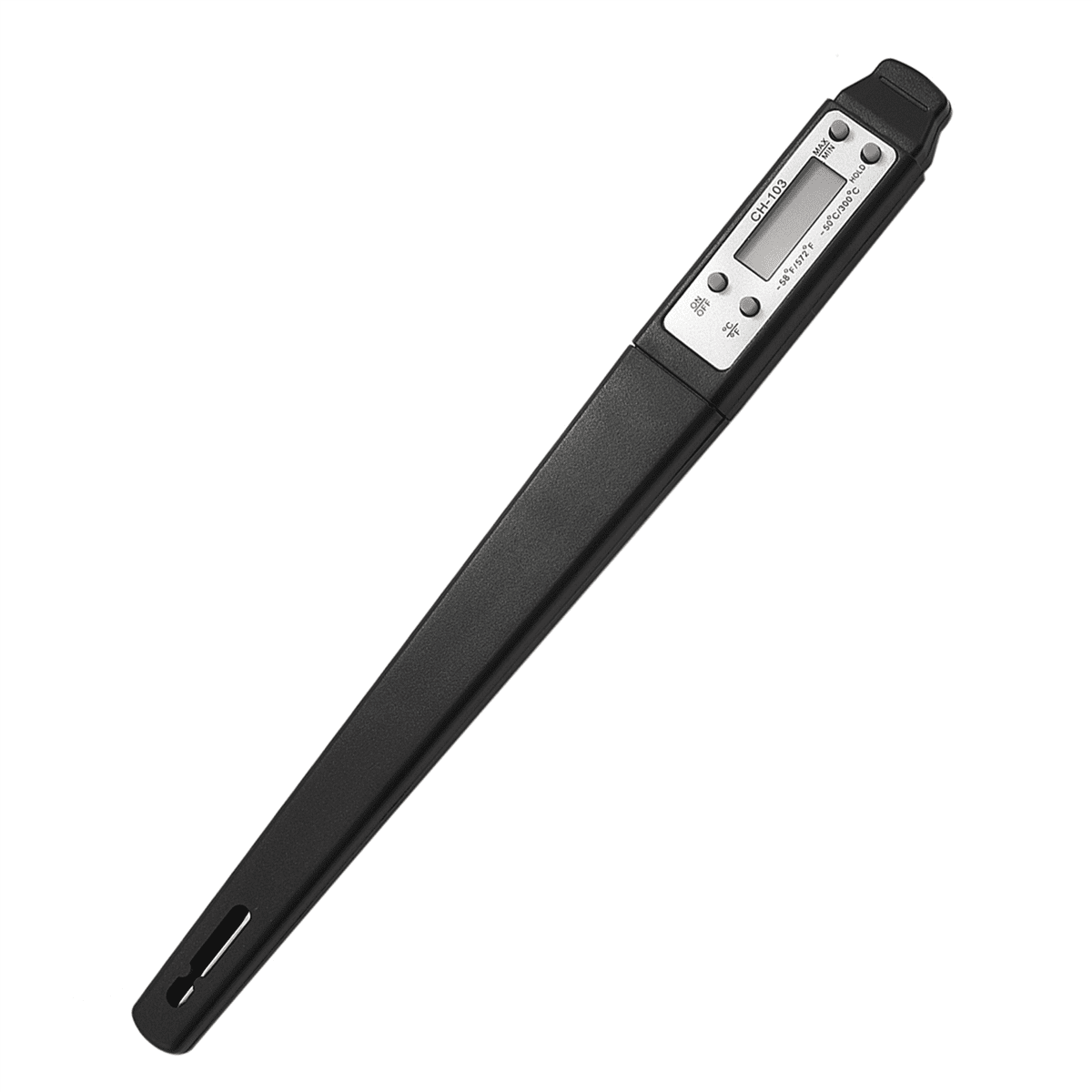 4X Cooking Food Thermometer Digital Instant Reading Meat Thermometer Barbecue Thermometer High (Black)