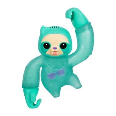 Little Live Pets Zoogooz Sloth, Interactive Electronic Stretchy Toy, 70  Sounds & Reactions, Ages 5 