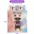 thumbnail image 5 of 4th of July Miniature Pinscher Celebrates Independence Day Quilt Bedding Set Mini Pin Dog Lover 1 Blanket Bed Cover 2 Pillowcases - 12010, 5 of 5