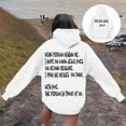 thumbnail image 2 of WENWU Womens Hoodies Long Sleeve Hoodie Pullover Hoodies for Women Cozy Sweatshirts for Women White Hoodies for Women Fall Clothes for Women Graphic Hoodie, 2 of 7